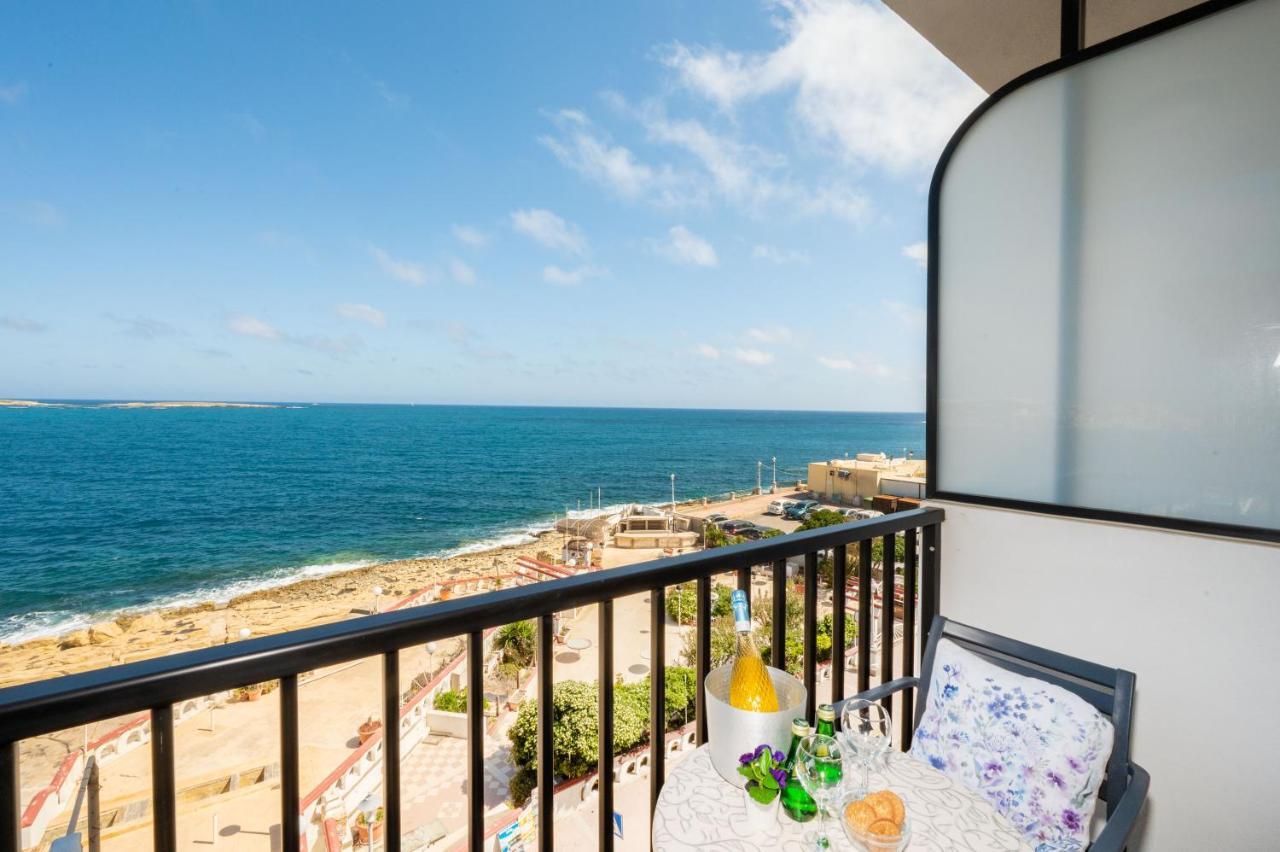 Islet Promenade Seafront Family Apartment With 2 Balconies By Getawaysmalta San Pawl il-Baħar Eksteriør bilde