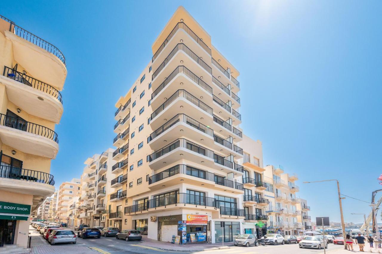 Islet Promenade Seafront Family Apartment With 2 Balconies By Getawaysmalta San Pawl il-Baħar Eksteriør bilde